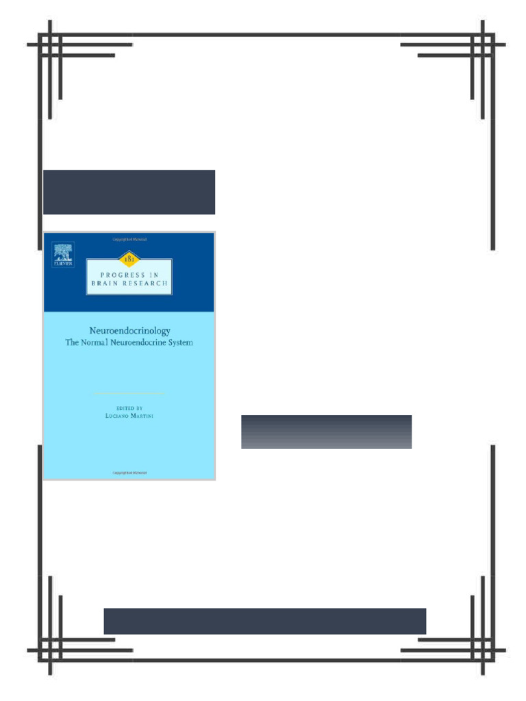 Neuroendocrinology The Normal Neuroendocrine System 1st Edition Luciano ...