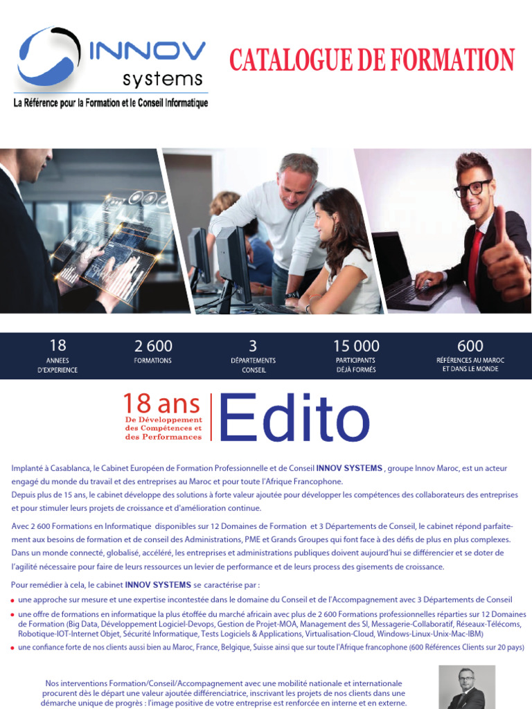 Catalogue de Formations INNOV SYSTEMS | PDF | NoSQL | Virtualisation
