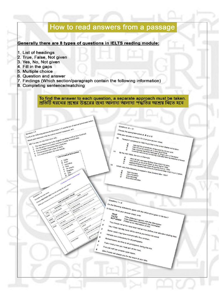 Reading Approach | PDF