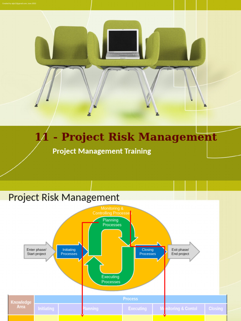 11 Projectriskmanagement 101019014623 Phpapp01 | PDF | Risk | Risk ...