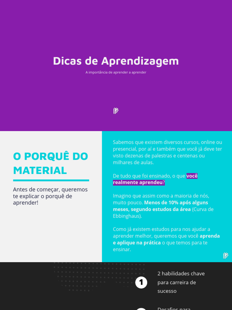 Dicas para Aprender Eficazmente | PDF | Aprendizado | Imagem