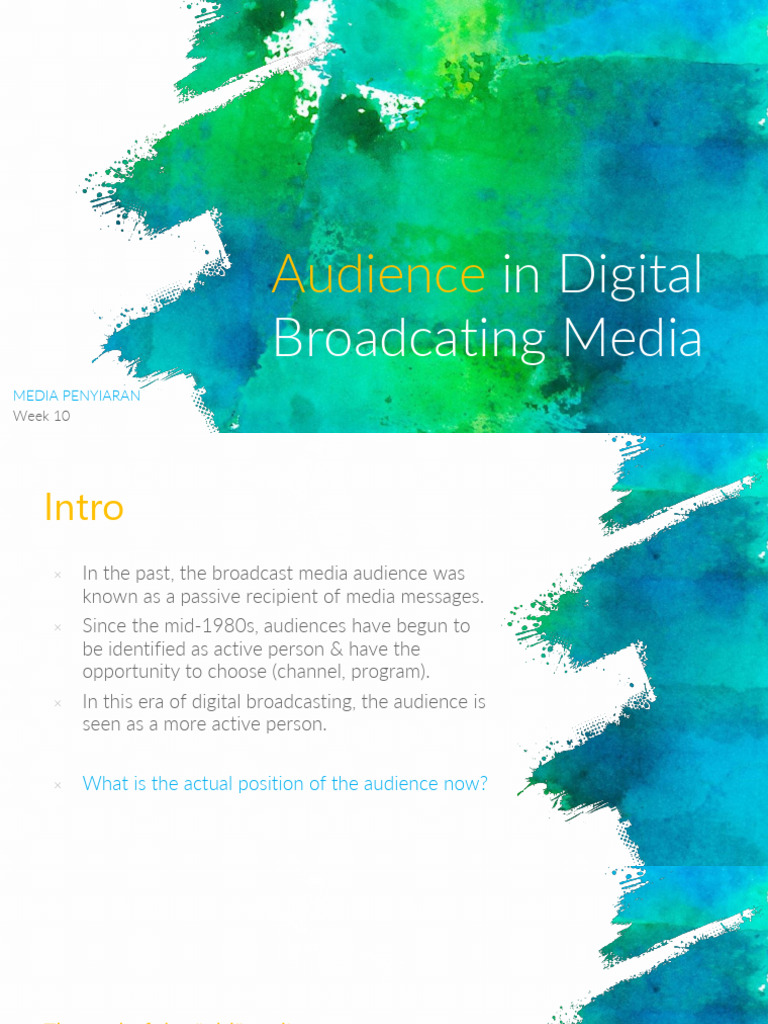 10 - Audience in Digital Broadcasting_eng | PDF | Psychological ...