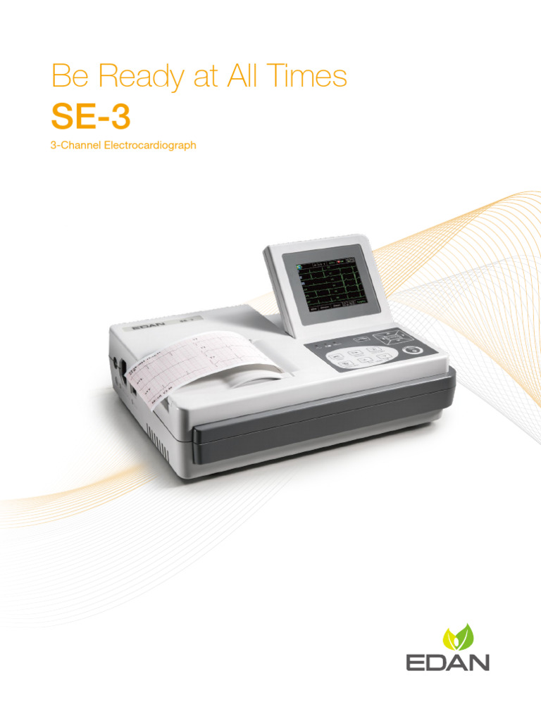 File Edan Se3 | PDF | Electrocardiography | Printer (Computing)