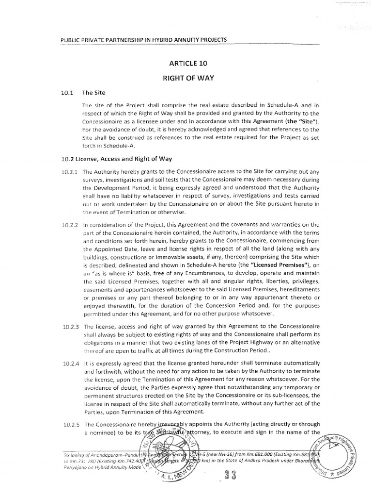 Art-10 ROW | PDF
