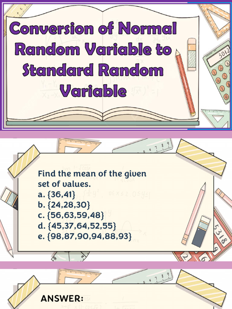 Convert Raw Scores to Z-Scores Guide | PDF | Normal Distribution ...