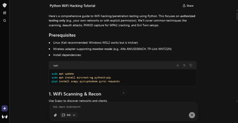 HackerAI - AI-Powered Penetration Testing Assistant 1 | PDF