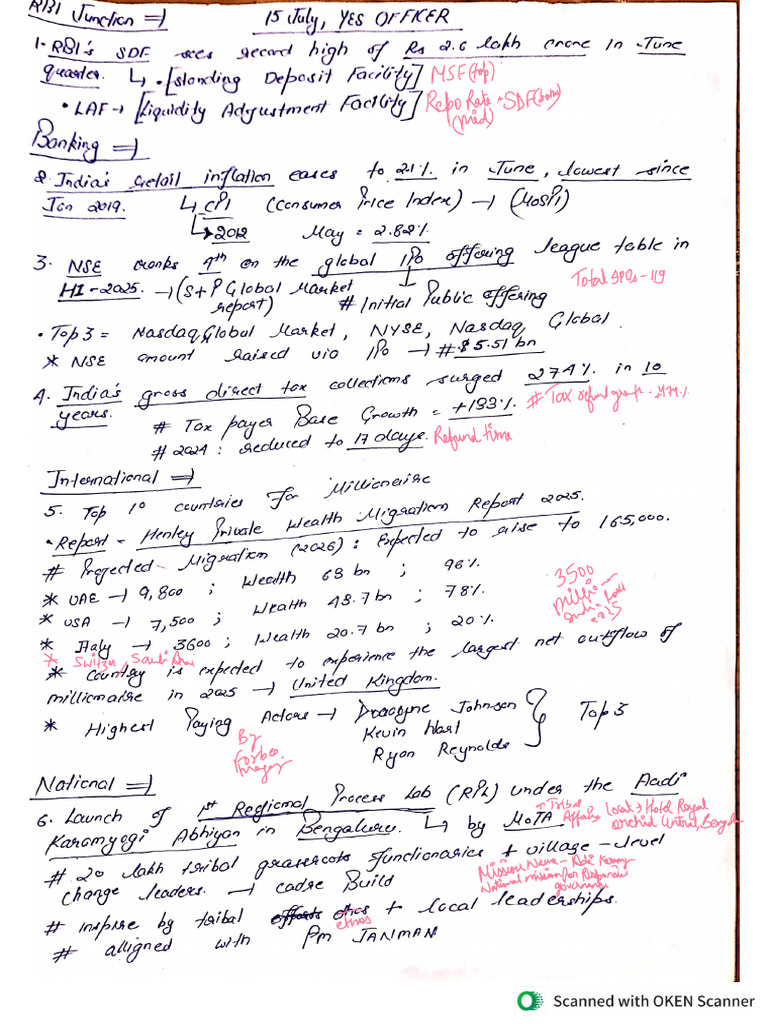 15 07 2025, Handwritten Notes | PDF