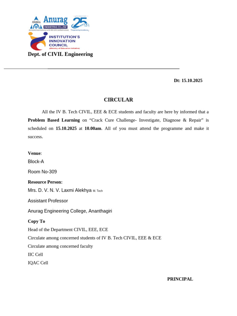 Concrete PBL Circular | PDF