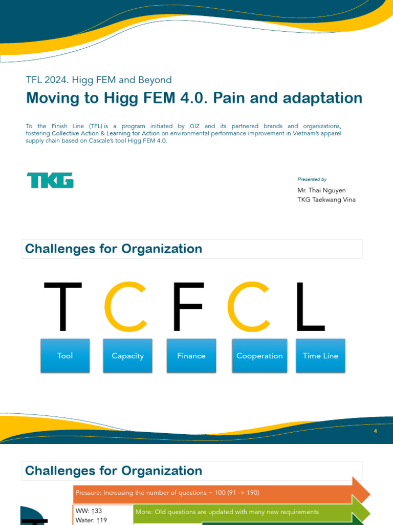 3. Higg FEM 4.0_Pain and adaptation_Taekwang_ by Thai Nguyen | PDF