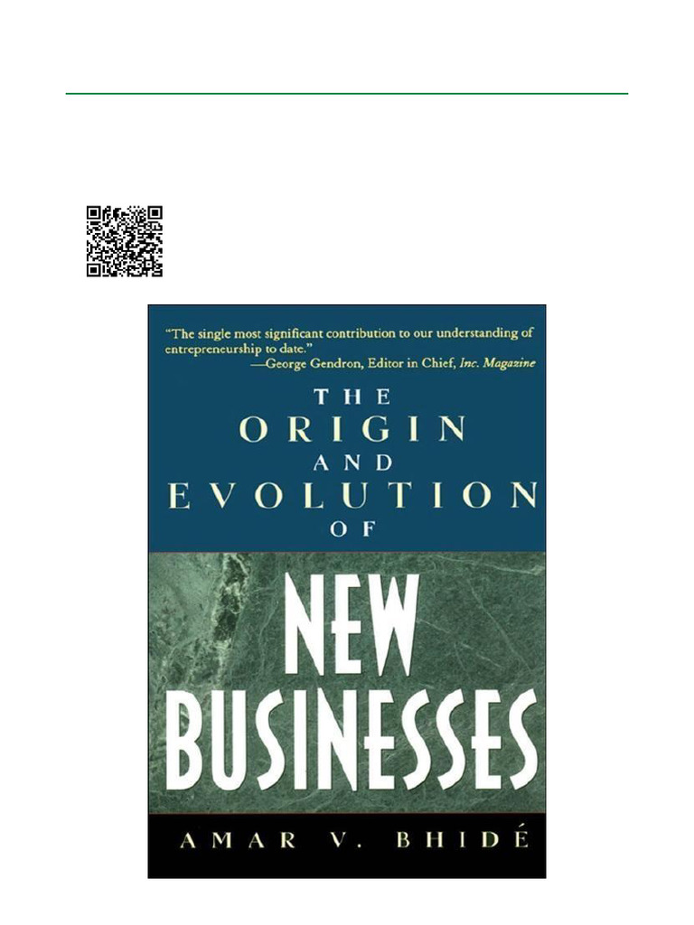 The Origin and Evolution of New Businesses ISBN 9780195131444 ...
