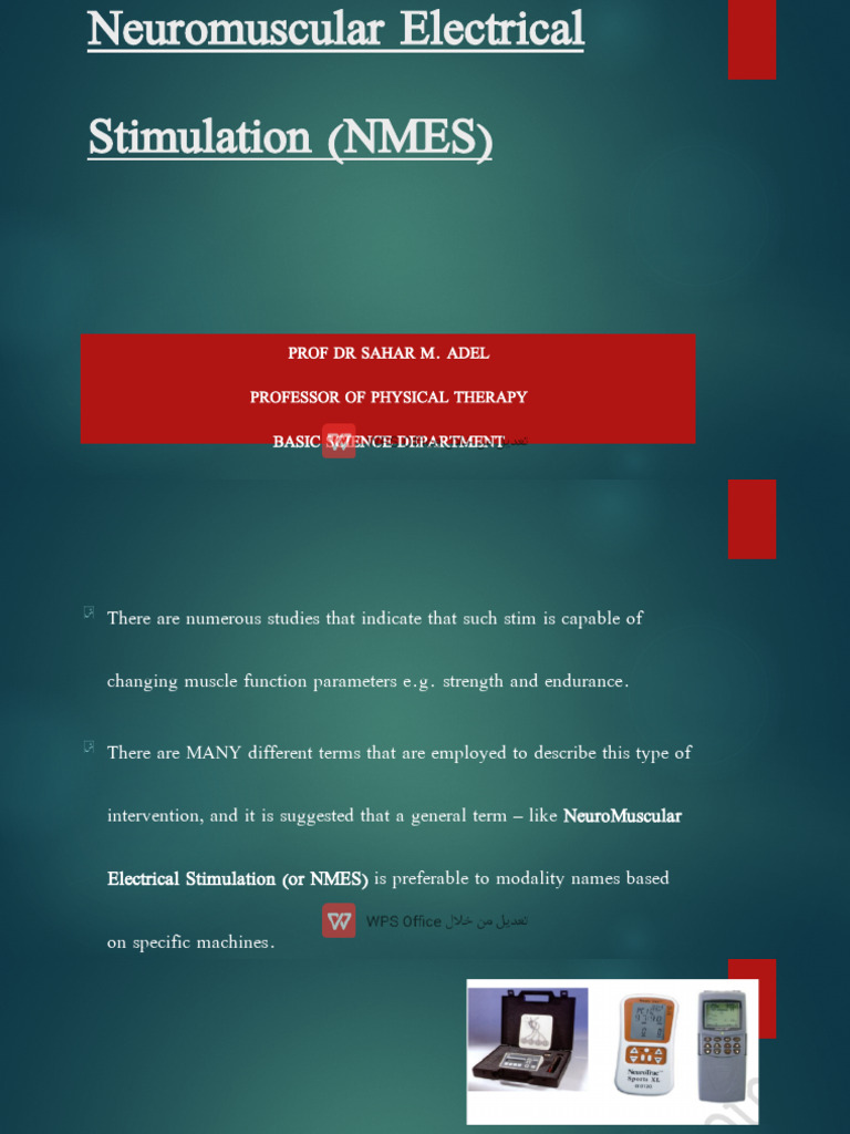 Understanding NMES for Muscle Strengthening | PDF | Depolarization ...