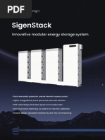 SigenStack BAT 12.0 Specifications | PDF | Energy Technology | Electric ...