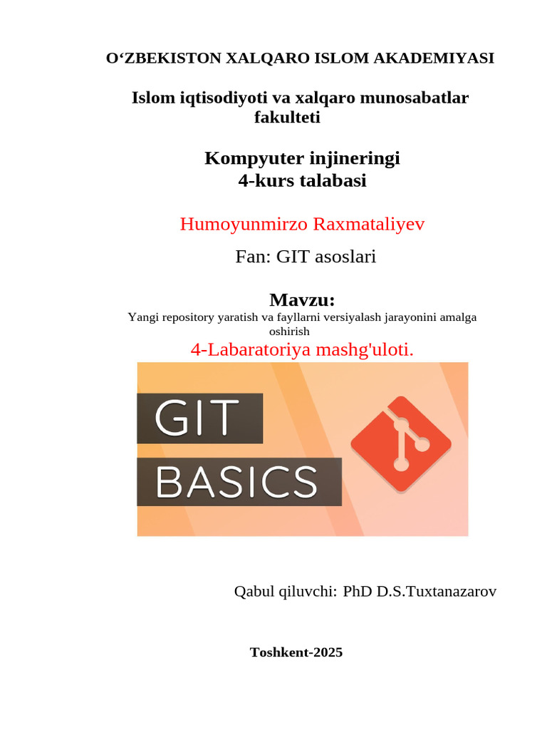 lab 4 git | PDF