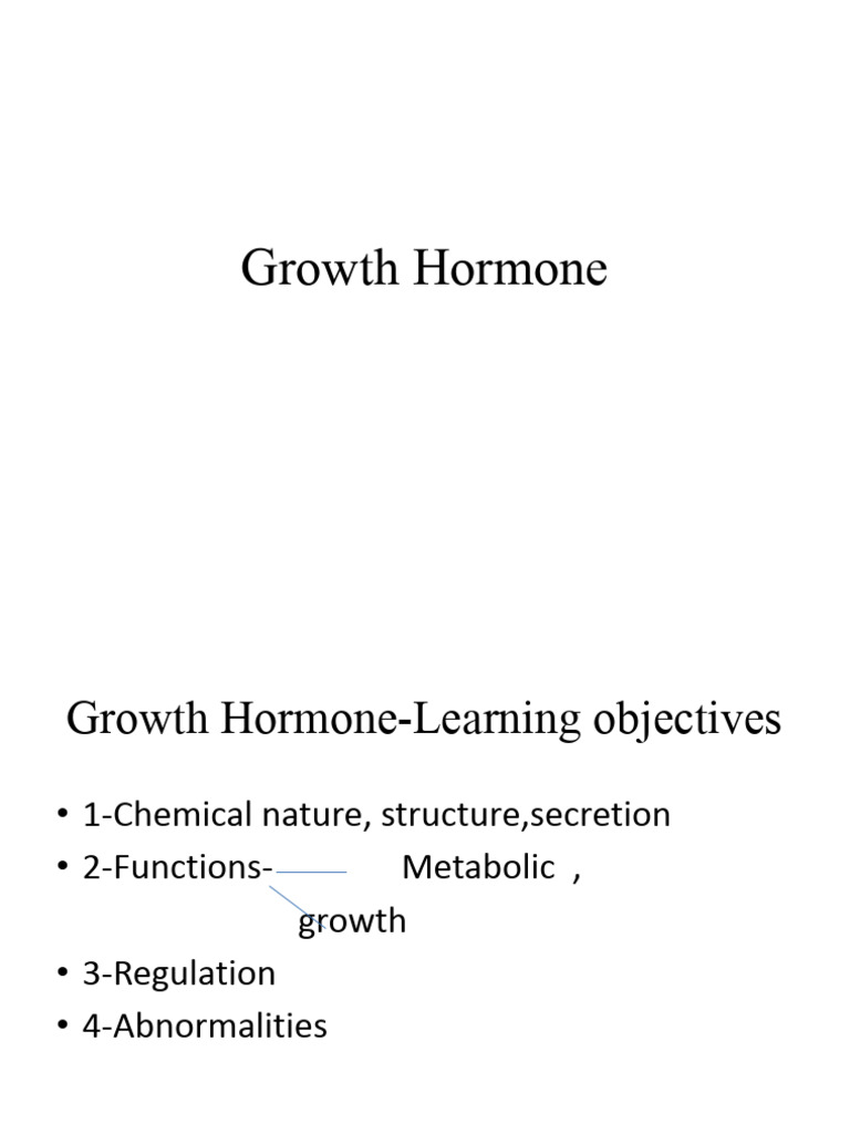 Growth Hormone: Functions and Regulation | PDF | Growth Hormone | Insulin