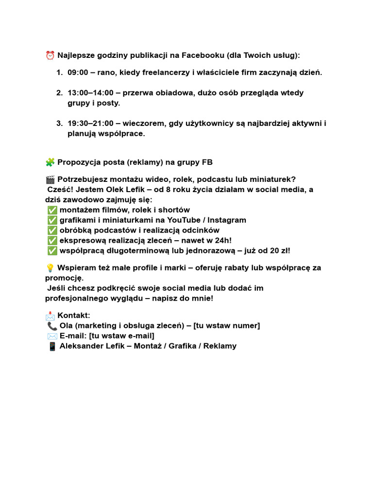 Posty Reklama (1) | PDF