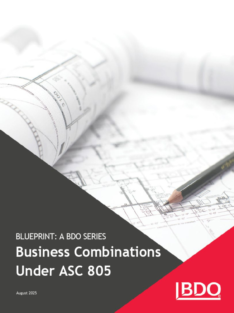 Business Combinations Under ASC 805 Guide | PDF | Mergers And ...