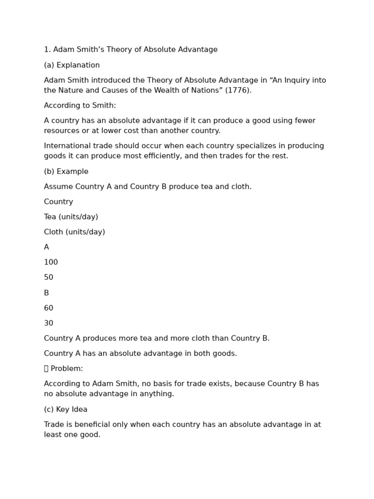 Document (12) | PDF | Comparative Advantage | Trade