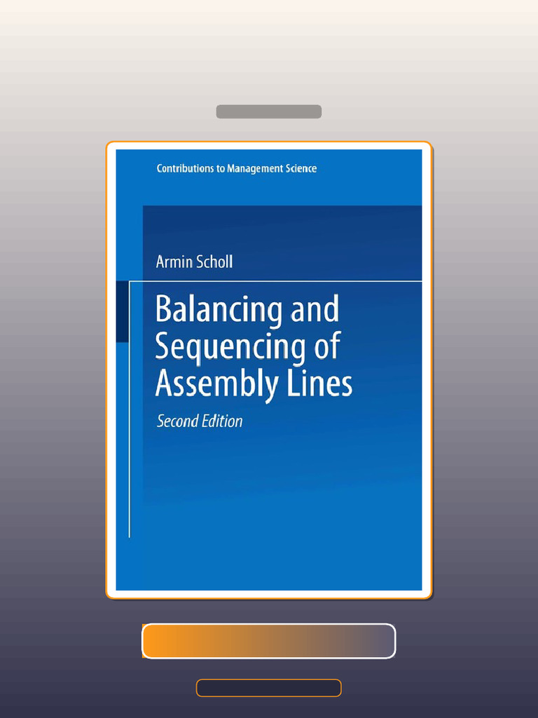 Test Bank for Balancing and Sequencing of Assembly Lines Contributions ...