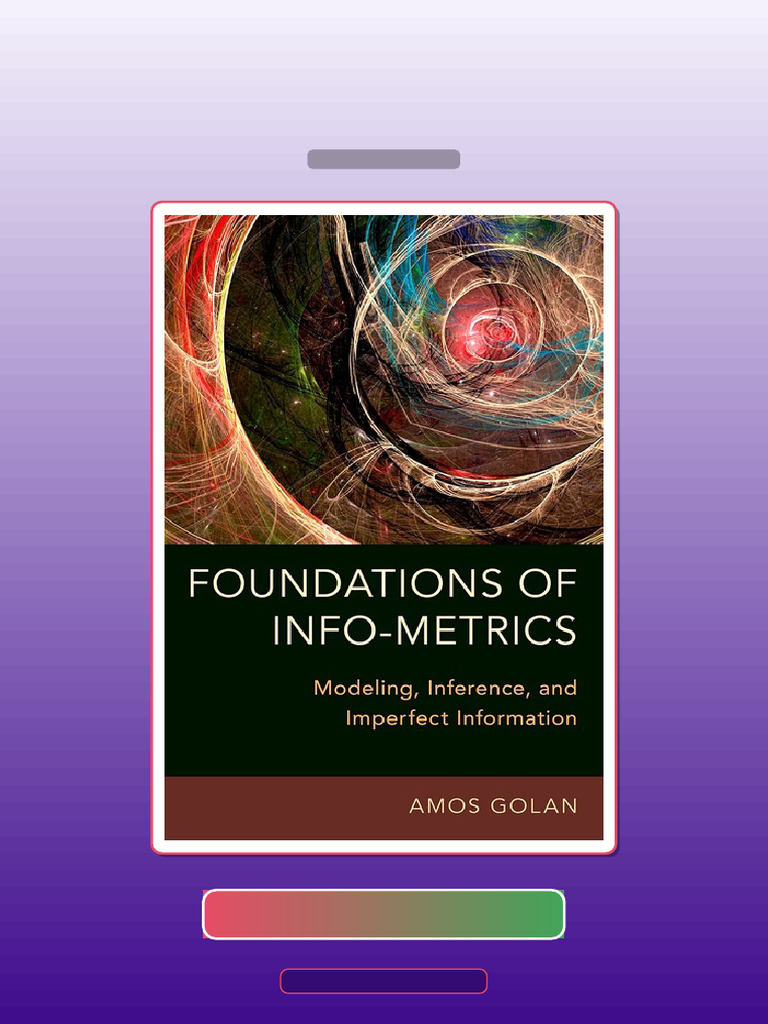 Test Bank for Foundations of Infometrics Modeling and Inference With ...