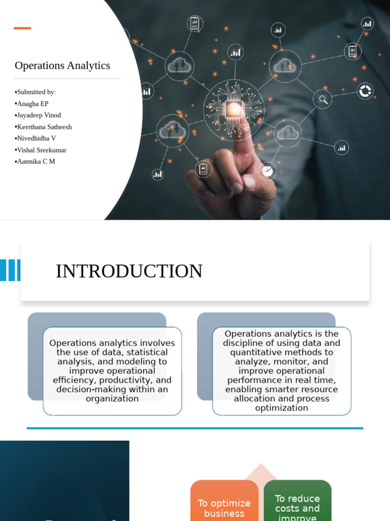 Operations Analytics for Business Efficiency | PDF | Performance ...