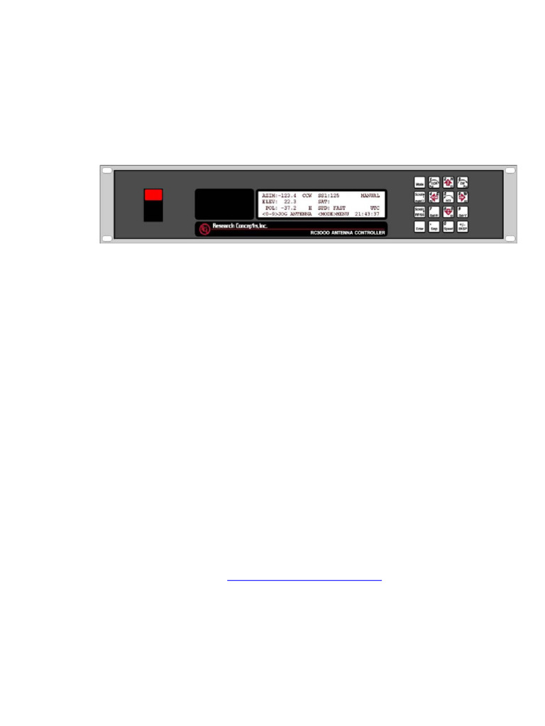 RC3000 Mobile Antenna Controller Manual | PDF | Microcontroller ...