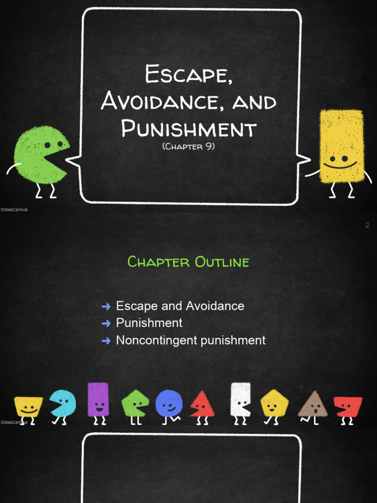 Pemahaman Escape, Avoidance, dan Punishment | PDF