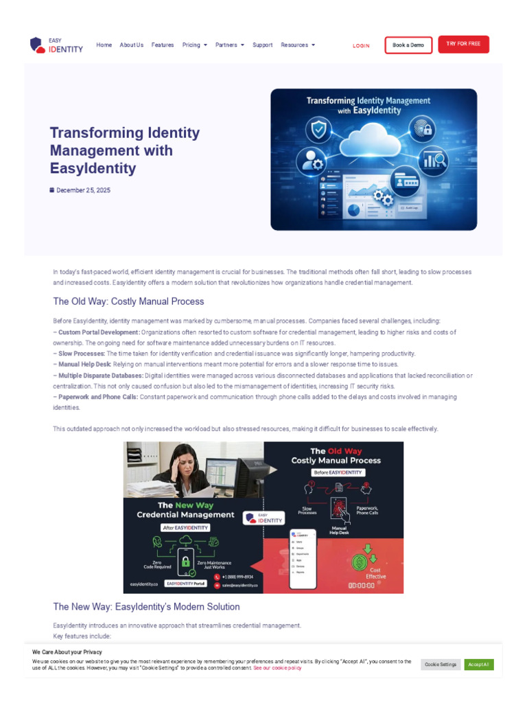 Transforming Identity Management With EasyIdentity | PDF | Http Cookie ...