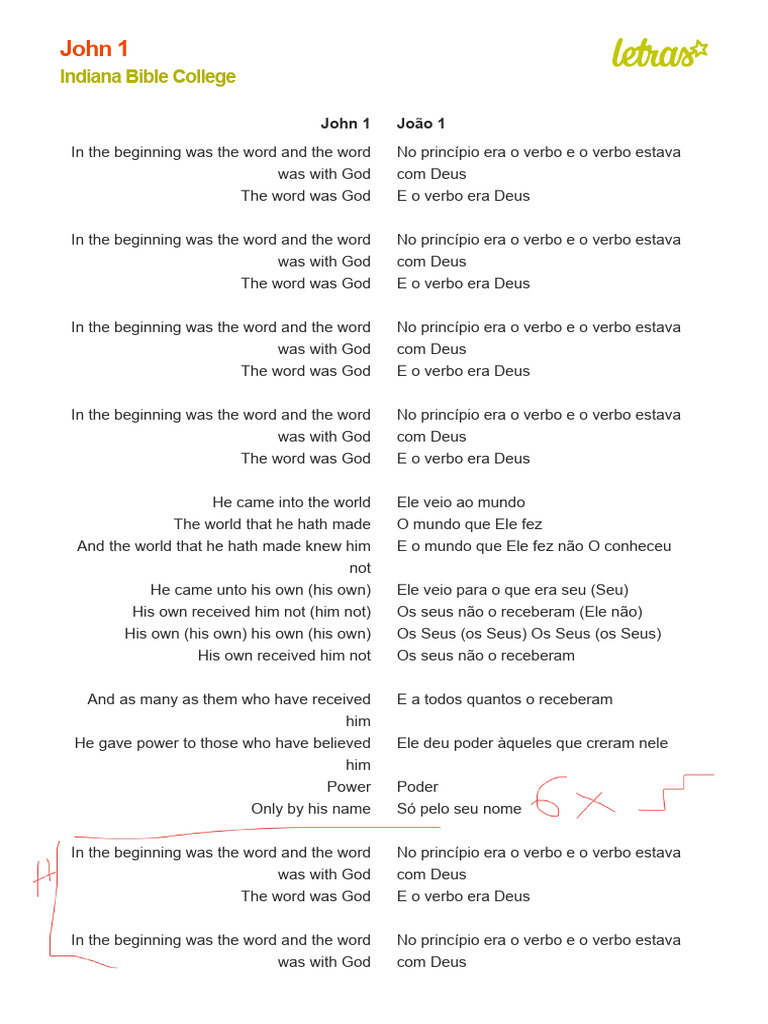 John 1: The Word Was God | PDF | Religious Belief And Doctrine | Mythology