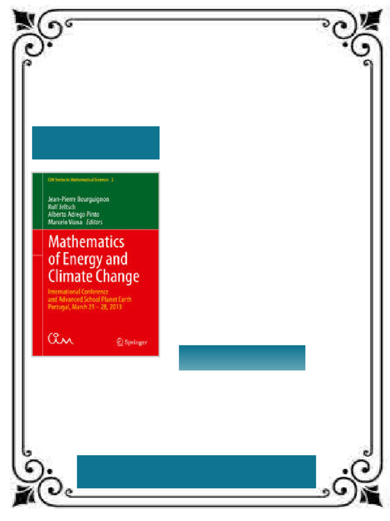Mathematics of Energy and Climate Change International Conference and ...