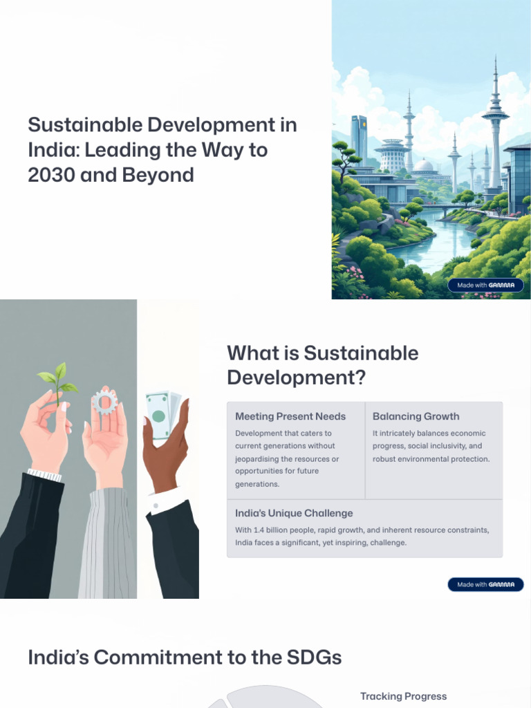 Sustainable Development Goals in India | PDF | Sustainability ...
