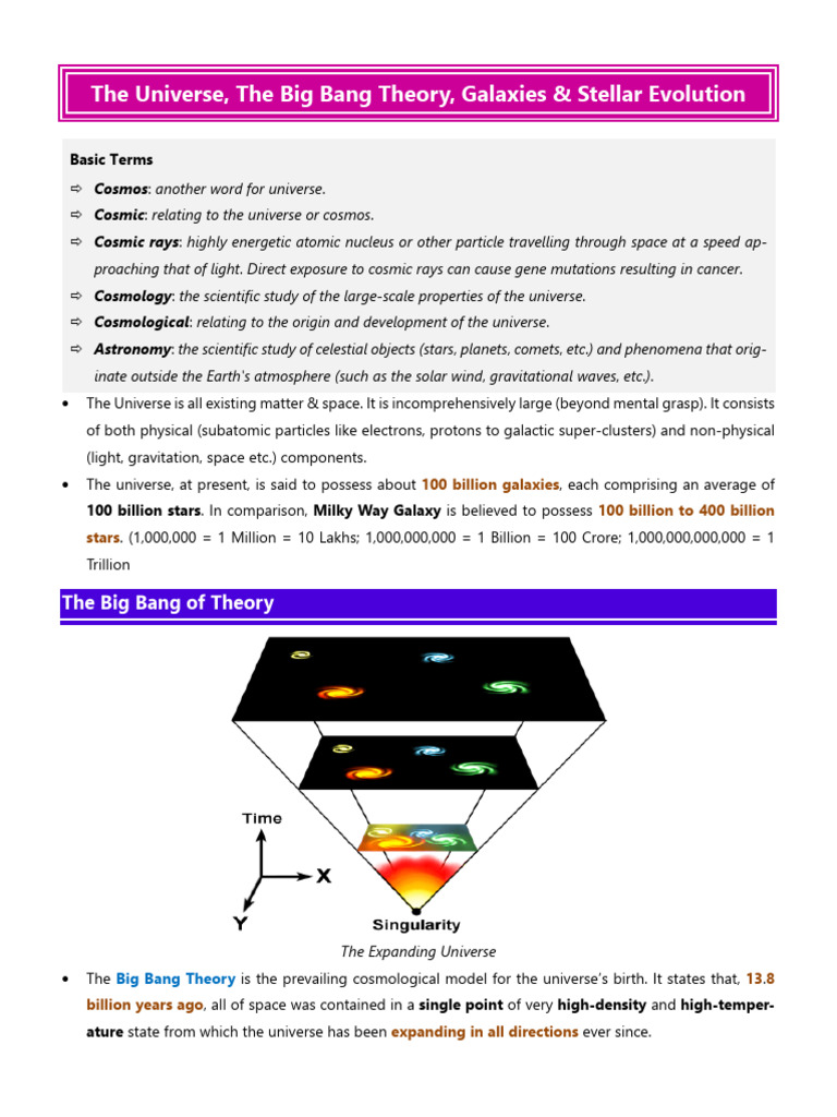 PMFIAS PG 2 01 Universe Stars | PDF | Stars | Supernova