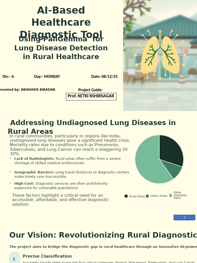 AI Tool for Lung Disease in Rural Healthcare | PDF | Ct Scan | Machine ...