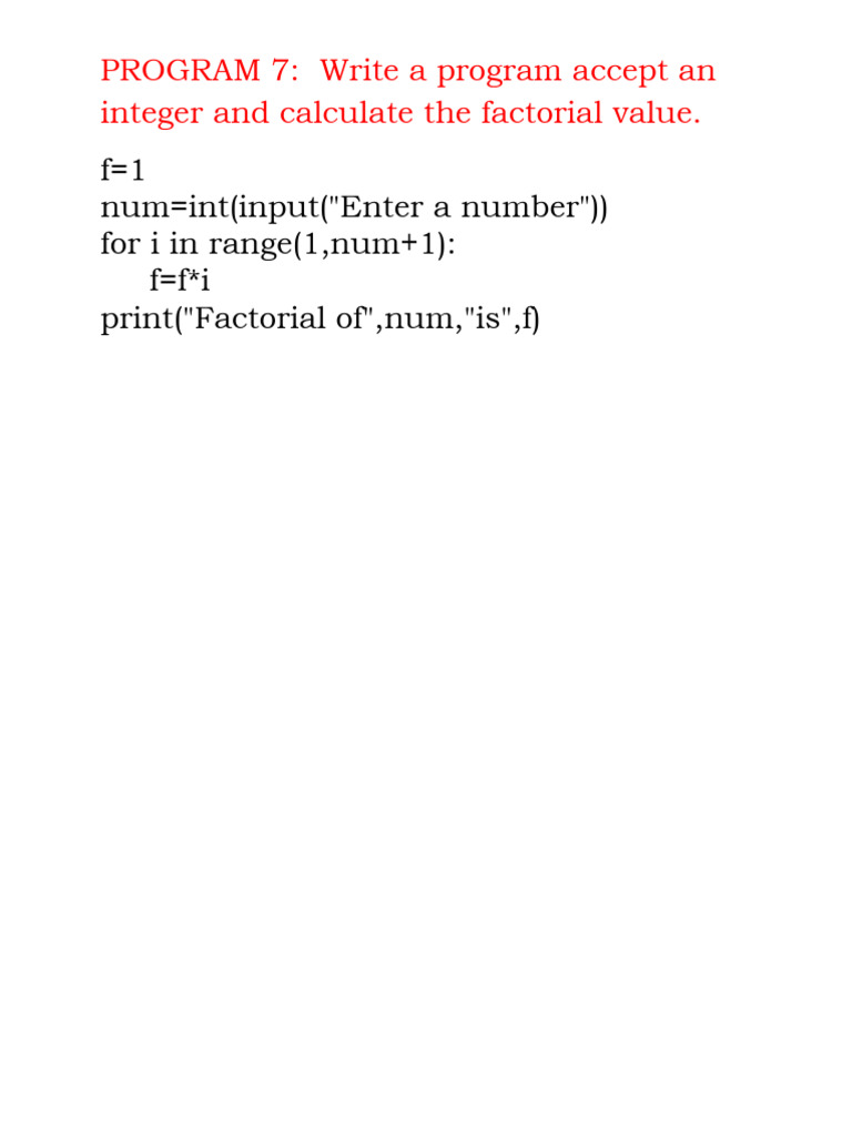 PROGRAM 7 | PDF