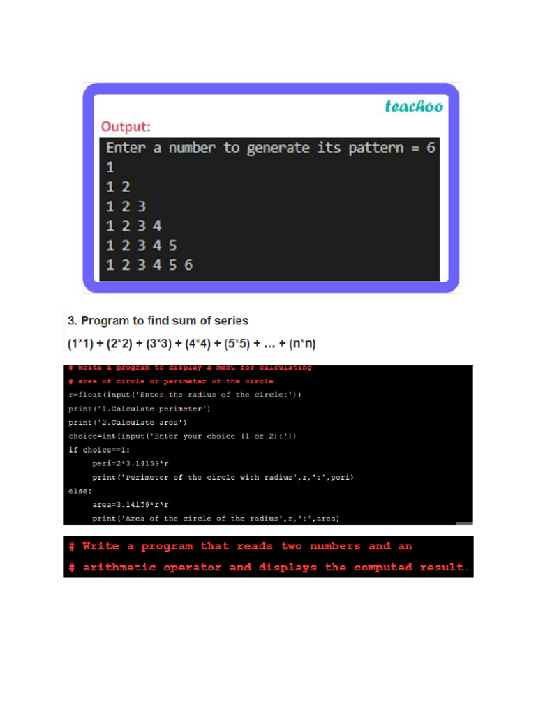 Python Class XI Program | PDF