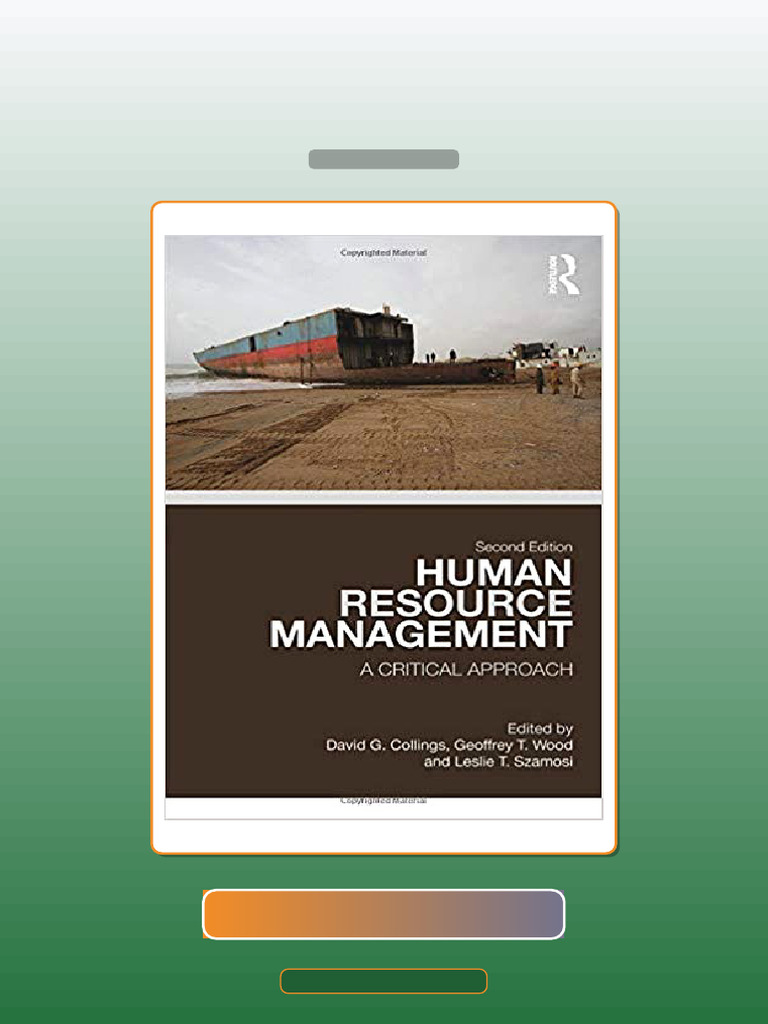 Test Bank for Human Resource Management a Critical Approach 2nd Edition ...