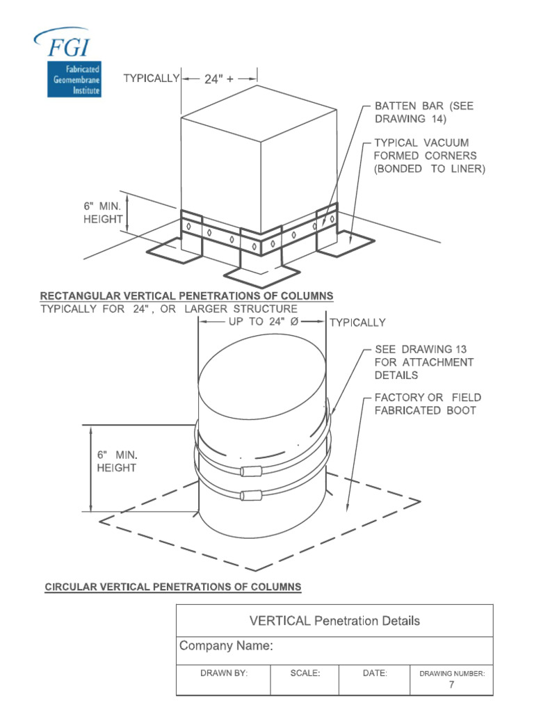 5be8f3cc1307949fb105147f Vertical Penetration Details | PDF