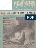 Revista Evita Montonera. Buenos Aires, #6, Año I, Agosto, 1975