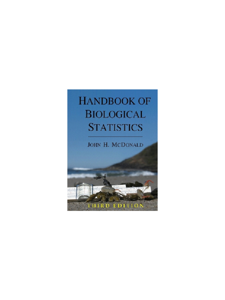 Handbook of Biological Statistics | PDF | Statistics | Experiment