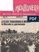 Revista Evita Montonera. Buenos Aires, Nº 9, noviembre, 1975