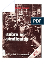 Lenin - Sovre Os Sindicatos - Capa e Indice