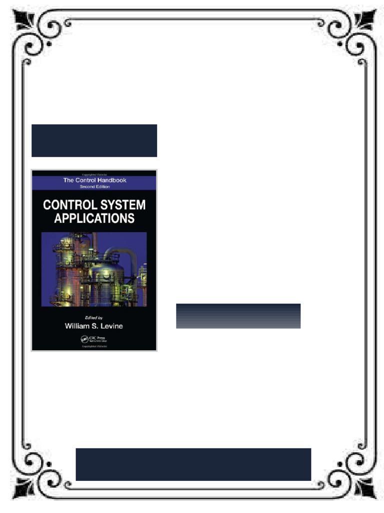 The Control Handbook Control System Applications 2ed Edition Levine W.S ...