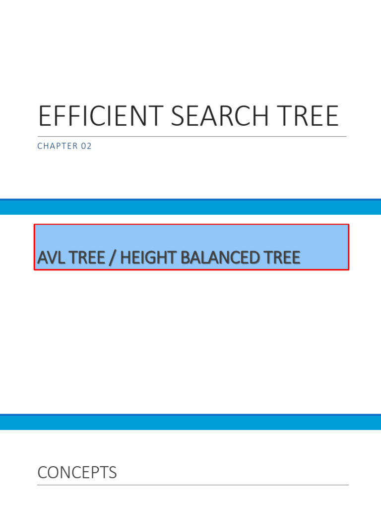 AVL Tree Concepts and Rotations Guide | PDF | Algorithms And Data ...