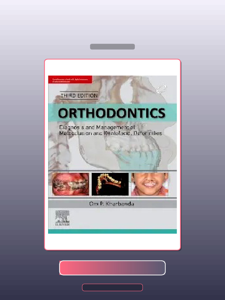 Test Bank for Orthodontics Diagnosis and Management of Malocclusion and ...
