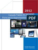Canada Tablet PC Market Forecast and Opportunities 2016