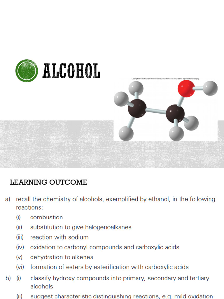 Alcohol | PDF | Ethanol | Ester