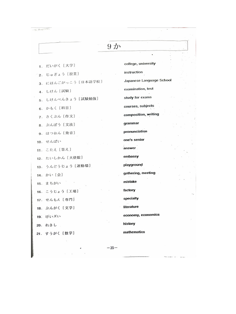 Japanese Kanji and Verb Forms Guide | PDF