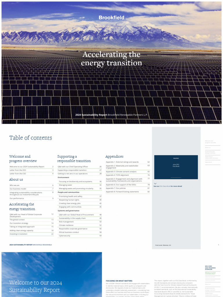Bep Sustainability Report 2024 | PDF | Renewable Energy | Sustainable ...