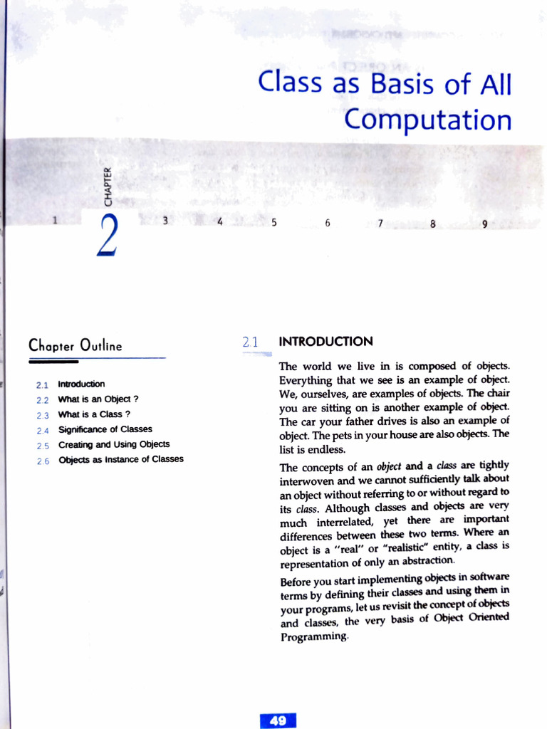 Class As Basis of All Computation | PDF