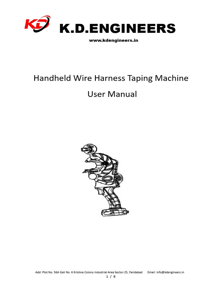 303B Hand Held Taping | PDF | Mechanical Engineering | Machines