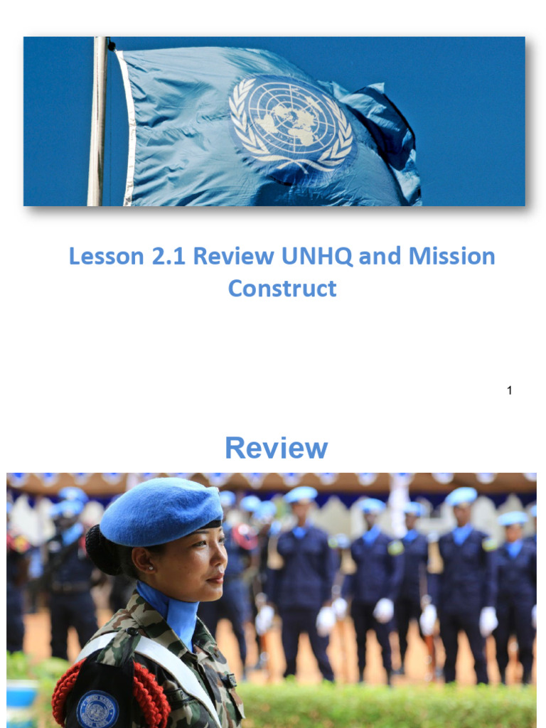 UN Mission Structure and Logistics Overview | PDF | United Nations ...
